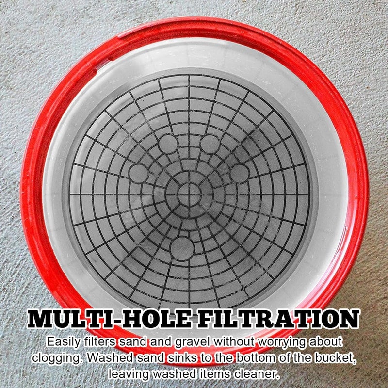 Yourkar Car Wash Bucket Inserts - 2 PCS Plastic Grit Trap for Vehicle Detailing, Auto Dirt Collectors, Fits 12 Inch Diameter Bucket, Universal Car Accessories (Black) - Image 5